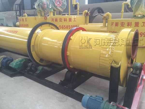  山東的客戶，您采購(gòu)的0.8x6m雞糞烘干機(jī)已發(fā)出